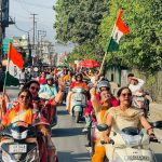 नारी शक्ति वन्दन अधिनियम के समर्थन में निकली महिलाओं की रैली,,,,,।