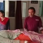 महिला पर किया हाथी ने हमला,  बुरी तरह हुई घायल, भर्ती,,।